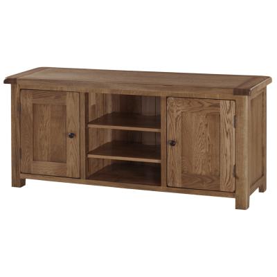 Sherwood Dark Solid Oak Large TV Unit